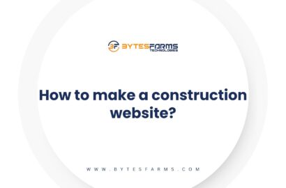 How to make a construction website?