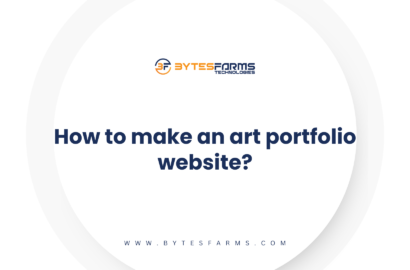 How to make an art portfolio website?