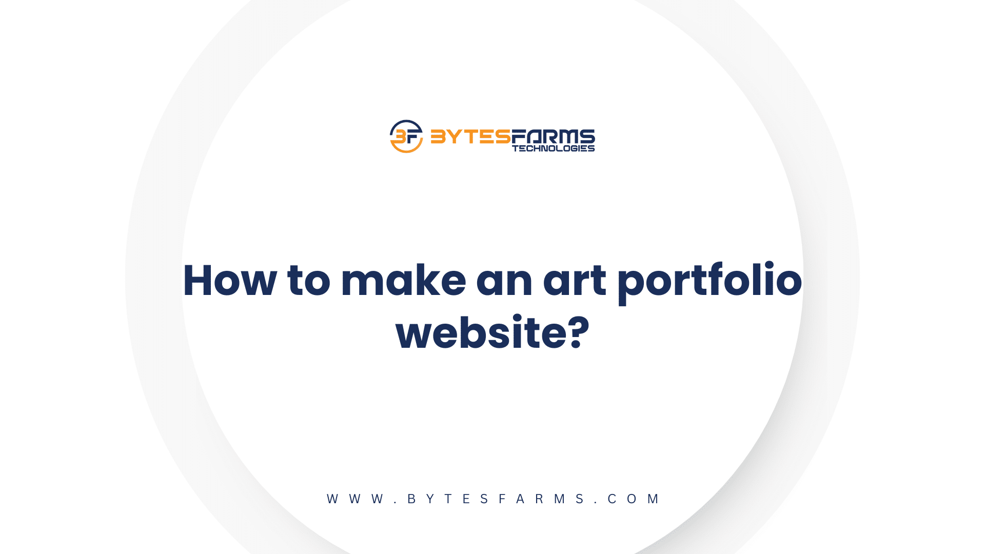 How to make an art portfolio website?