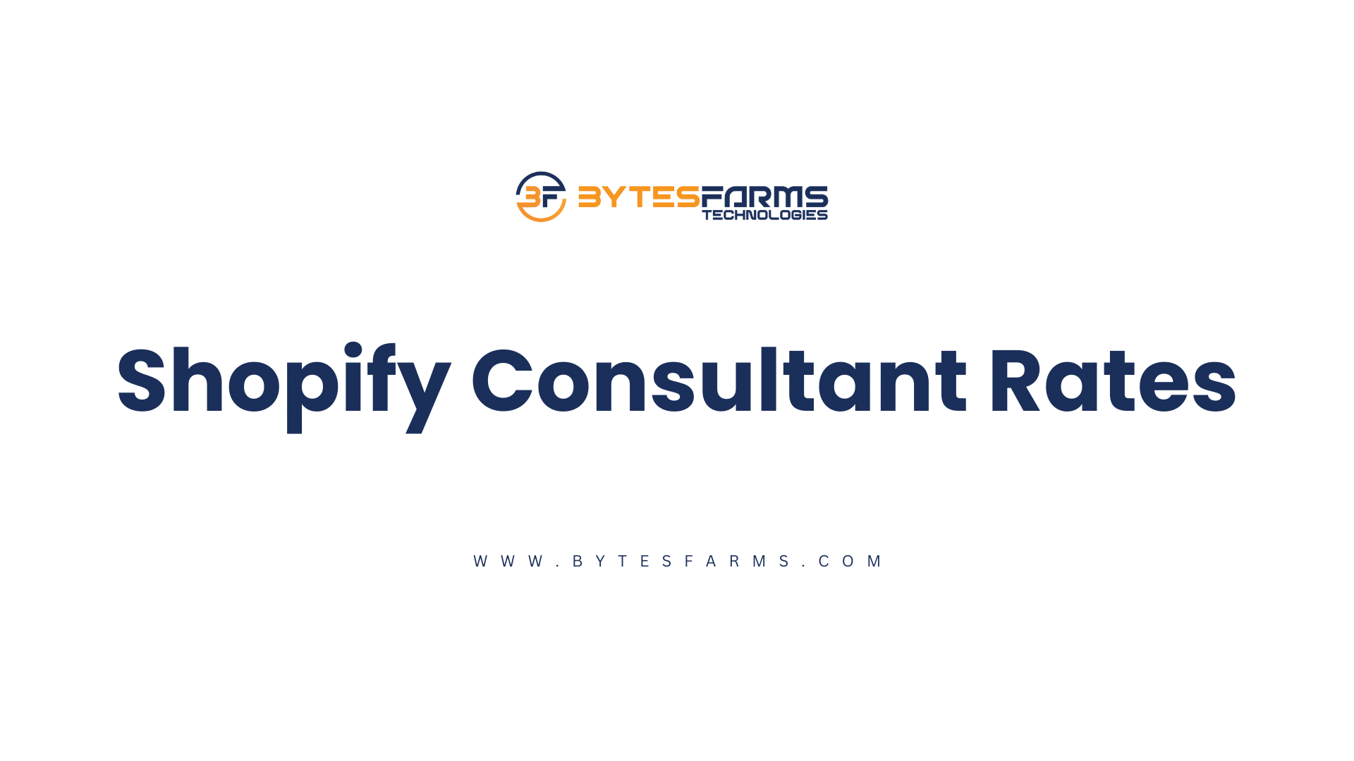 Shopify Consultant Rates